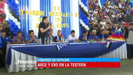 Evo: Primera vez que Arce asiste a un congreso del MAS, “no le ha ido bien con el PS-1, ahora vuelve”