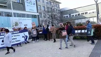 Huelga de limpieza - Hospital Donostia