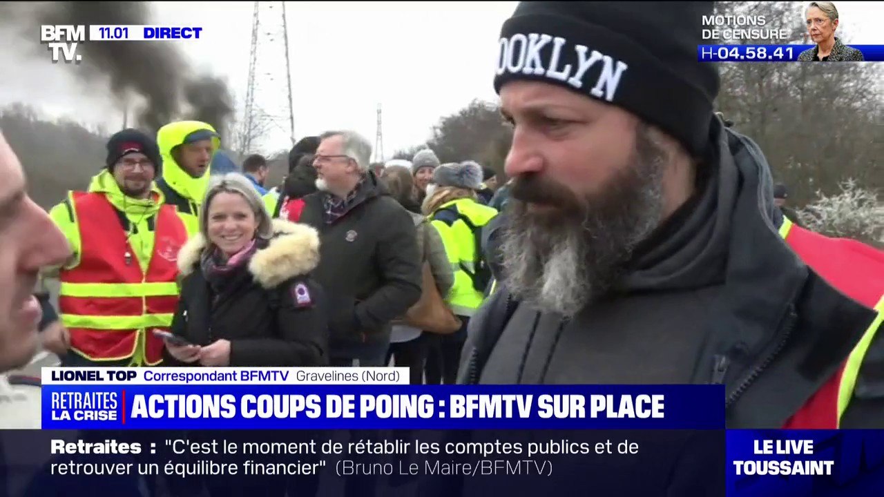 Retraites: la centrale nucléaire de Gravelines, dans le Nord, est bloquée