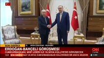 Son dakika... Cumhurbaşkanı Erdoğan-Devlet Bahçeli görüşmesi sona erdi