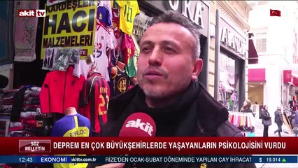 Deprem en çok büyükşehirlerde yaşayanların psikolojisini vurdu