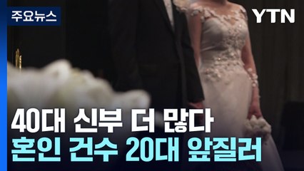 결혼은 '선택' 나이는 '숫자'...40대 신부, 20대 앞질렀다 / YTN