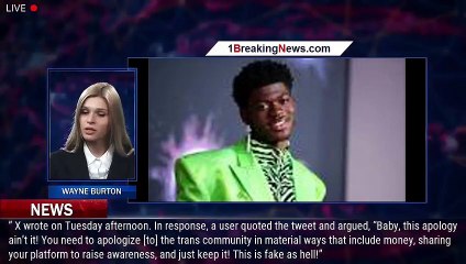 Download Video: Lil Nas X Apologizes to Trans Community for Surgery Joke, Then Says ‘Eat My