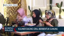 Kuliner Unik Daging Grill di Kota Batu, Berbentuk Gunung