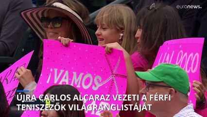 Ismét a spanyol tinédzser, Carlos Alcaraz vezeti a férfi teniszezők világranglistáját