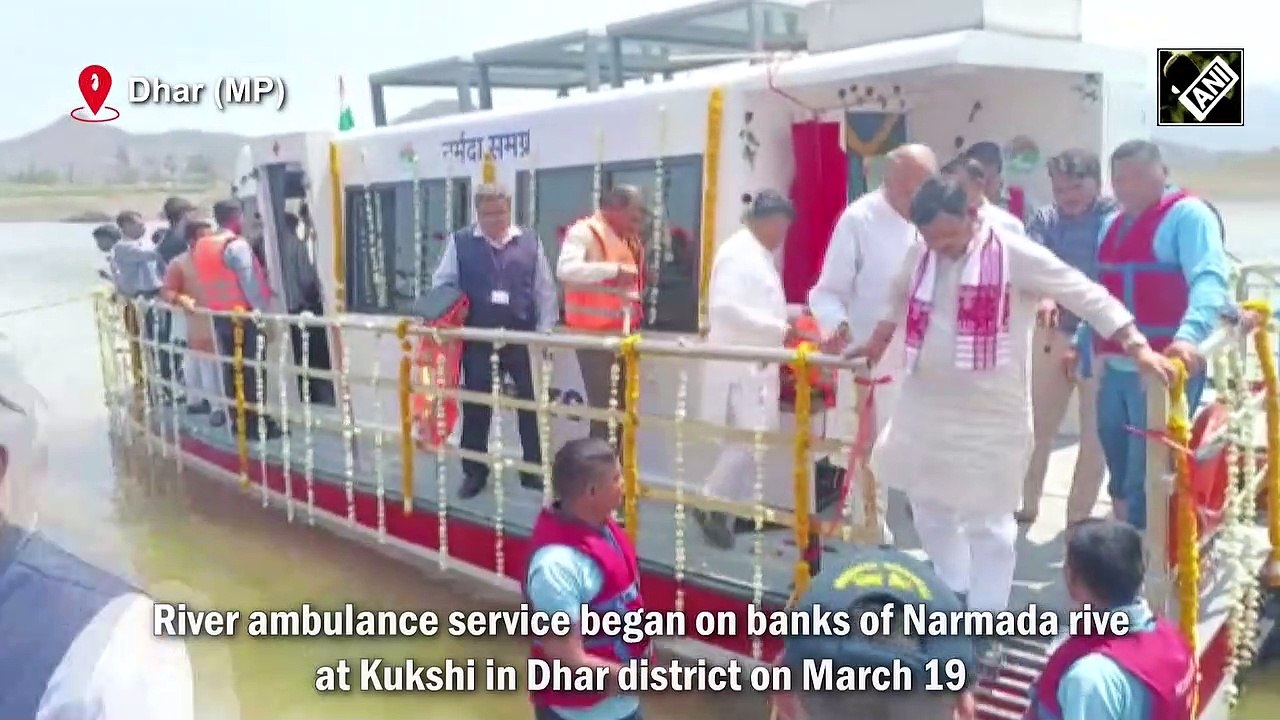‘River Ambulance’ service begins on the banks of Narmada river in Madhya Pradesh