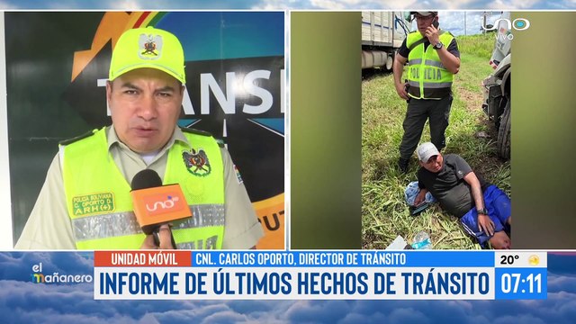 Policía da informe de los últimos accidentes de tránsito durante el fin de semana