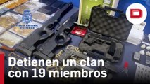 Diecinueve detenidos de un clan dedicado al tráfico de drogas en Málaga