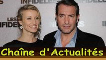 Jean Dujardin surpris par Laurent Delahousse : 