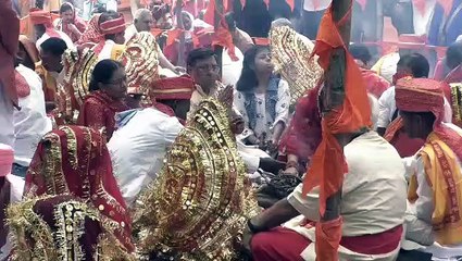 केंदई आश्रम में 58 जोड़ों ने अग्नि को साक्षी मानकर रचाई शादी