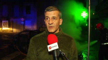 Arden más de 20 coches en el casco histórico de Tui (Pontevedra)