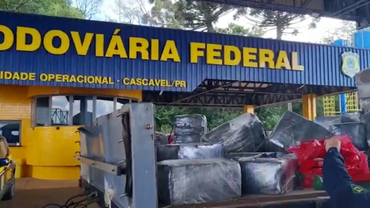 Maior apreensão de maconha do Sul do Brasil em 2023 foi feita em Cascavel pela PRF