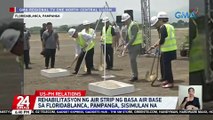 Rehabilitasyon ng air strip ng Basa Air Base sa Floridablanca, Pampanga, sisimulan na | 24 Oras
