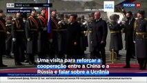 Xi Jinping em Moscovo para mostrar apoio a Vladimir Putin