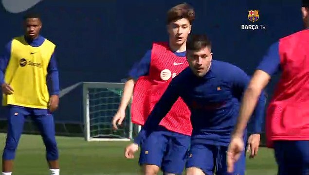 Sesión de recuperación para el Barça tras llevarse el Clásico