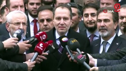 Yeniden Refah Partisi Genel Başkanı Erbakan, cumhurbaşkanlığı adaylık başvurusunu yaptı