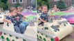 This clip of a caring 3 y/o consoling his crying little bro will have you smiling from ear to ear