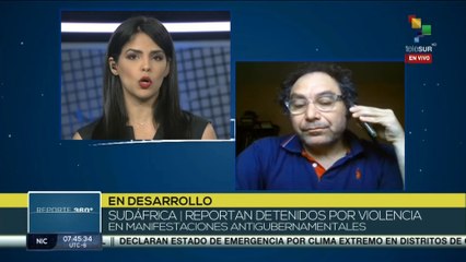 “Ha existido un temprano repliegue de fuerzas represivas en Sudáfrica”