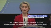 Erdbebenkatastrophe: EU sagt Türkei eine Milliarde Euro zu