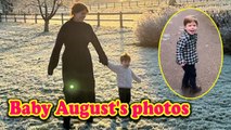 Pregnant Princess Eugenie shares unseen photos of her son August