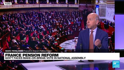 France pension reform: Govt faces make-or-break vote in National Assembly