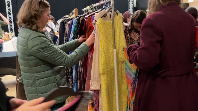 We visit a clothes swap in North Tyneside to see how people are fighting fast fashion