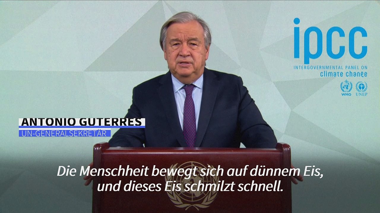 Guterres: Menschheit bewegt sich auf dünnem Eis – und das schmilzt schnell