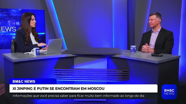 XI JINPING CHEGA A MOSCOU PARA REUNIÕES E ECONTRA VLADIMIR PUTIN
