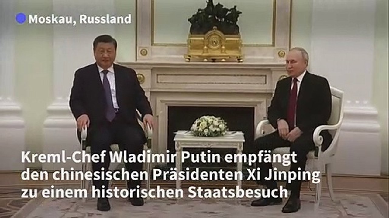 Putin empfängt xi zu historischem staatsbesuch