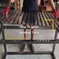 how to process for constructing your  custom welding table with some simple materials step-by-step