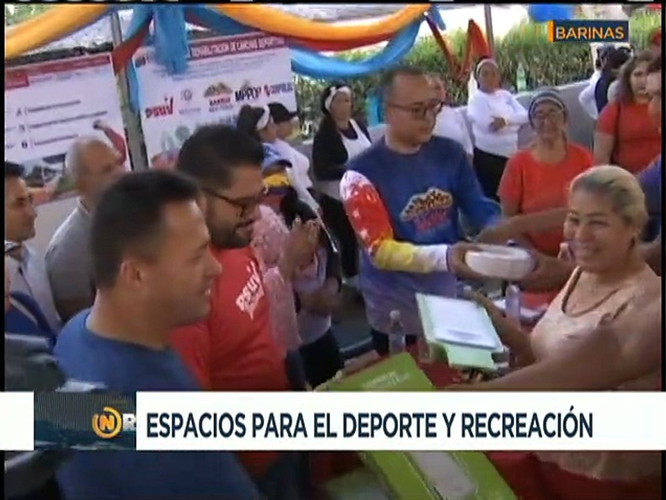 Espacios para el deporte y la recreación fueron habilitados en la comunidad de Guasimito en Barinas