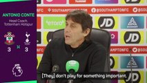 Antonio Conte rages - Spurs are used to failure