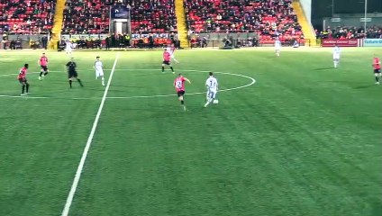 Jamie McGonigle's disallowed goal against Sligo Rovers