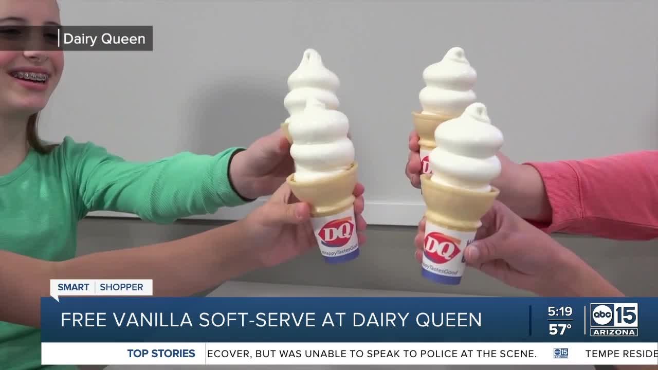 Free Dairy Queen softserve cone on Monday video Dailymotion