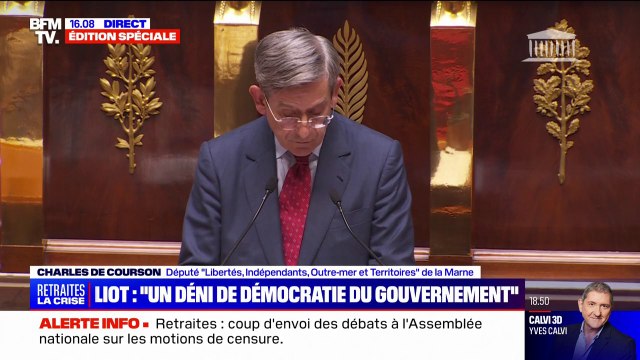 Charles de Courson (LIOT) à Élisabeth Borne: Vous avez clairement détourné l'esprit de la Constitution
