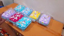 Unboxing and Review of Unicorn Mini Suitcase Hardcase Clutch Sling Bag for gifts girls