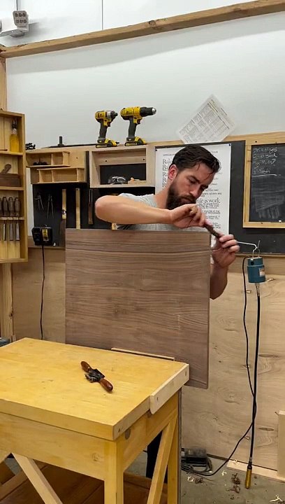 Woodworking Skills  hand tools details. #woodtok #woodworking