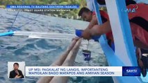 Pagkalat ng langis, importanteng mapigilan bago matapos ang Amihan season -- UP MSI | Saksi