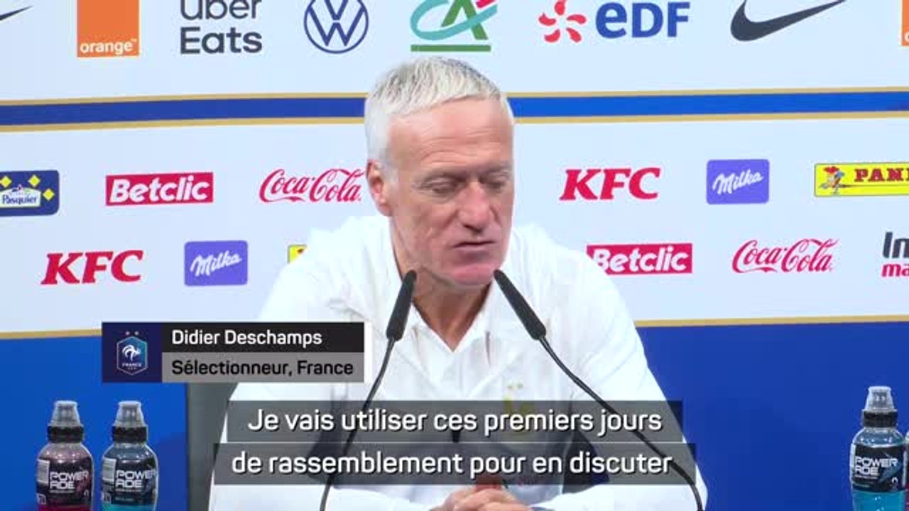 Bleus - Deschamps : "Mbappé fait partie des prétendants au capitanat"