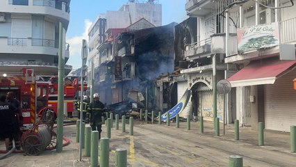 Incendie Pointe-à-Pitre 20 Mars