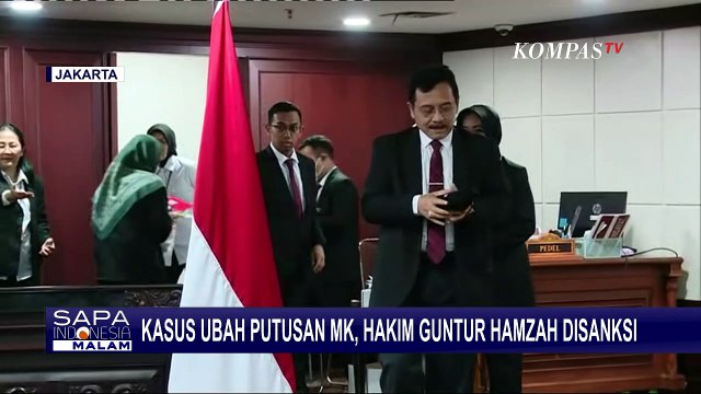 Hakim Guntur Hamzah Ubah Putusan MK, MKMK: Langgar Etik, Guntur Disanksi Teguran Tertulis