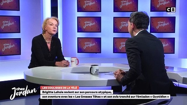 Brigitte Lahaie donne son avis tranché sur Quotidien (TMC) dans Chez Jordan (C8)