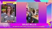 Bruce Willis celebra su cumpleaños tras ser diagnosticado con demencia