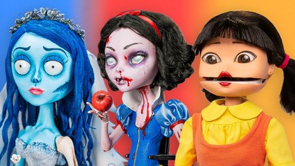 CRAZY DOLL TRANSFORMATIONS || Creepy Doll DIYs