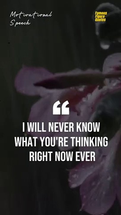 Motivational Speech