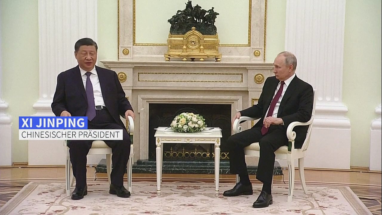 Xi und Putin: Einigkeit bei Treffen in Moskau