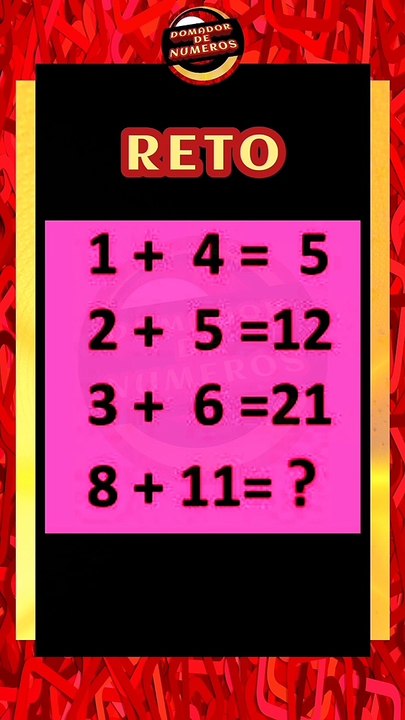 RETO! Sumando números descubre la secuencia! CHALLENGE! Adding numbers discover the sequence!