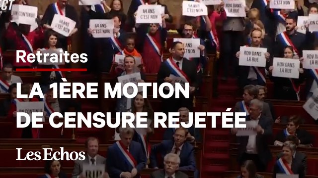 Retraites : Les députés rejettent la motion de censure transpartisane