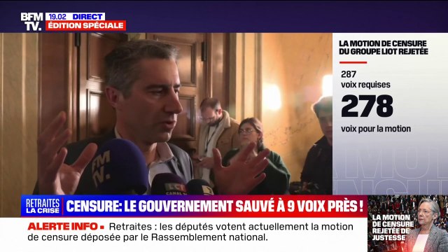 François Ruffin (LFI) sur la réforme des retraites: Le président de la République ne doit pas promulguer cette loi