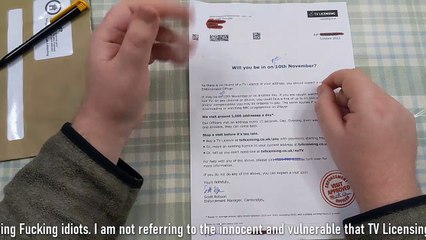 TV Licence Letter #2 | They are coming for me!